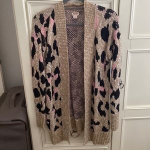 COPY - Mossimo Leopard Print Sweater - Small